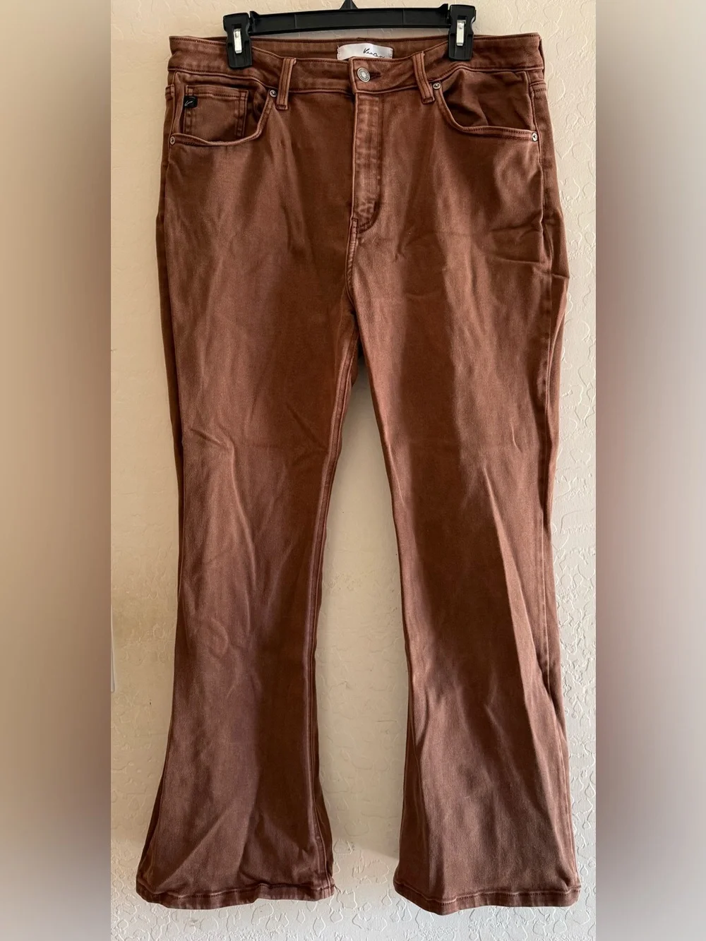 KanCan, size 14, brown flare jeans